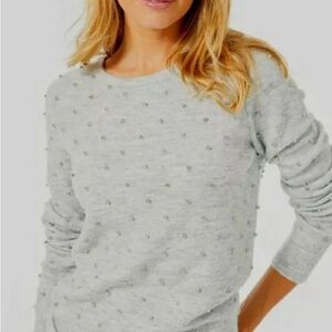 Lilly Pulitzer Laveta Grey Sweater Sz Small